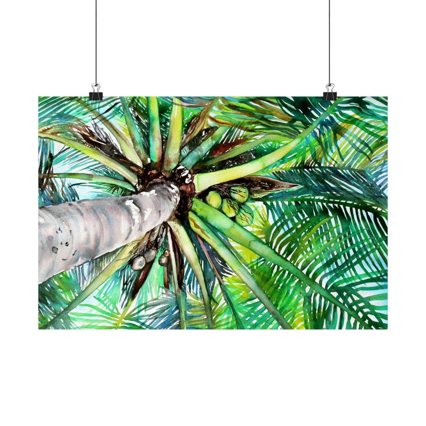 Looking Up Art Print