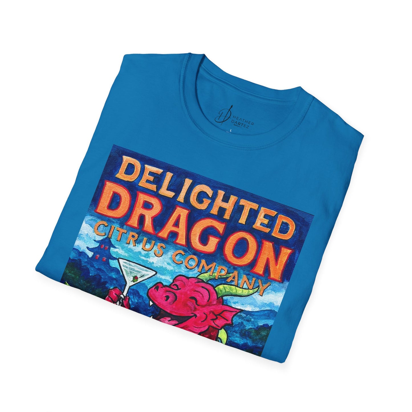 Delighted Dragon Citrus Company Unisex Softstyle T-Shirt