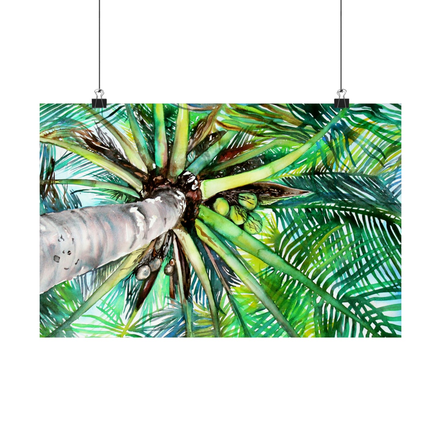Looking Up Art Print