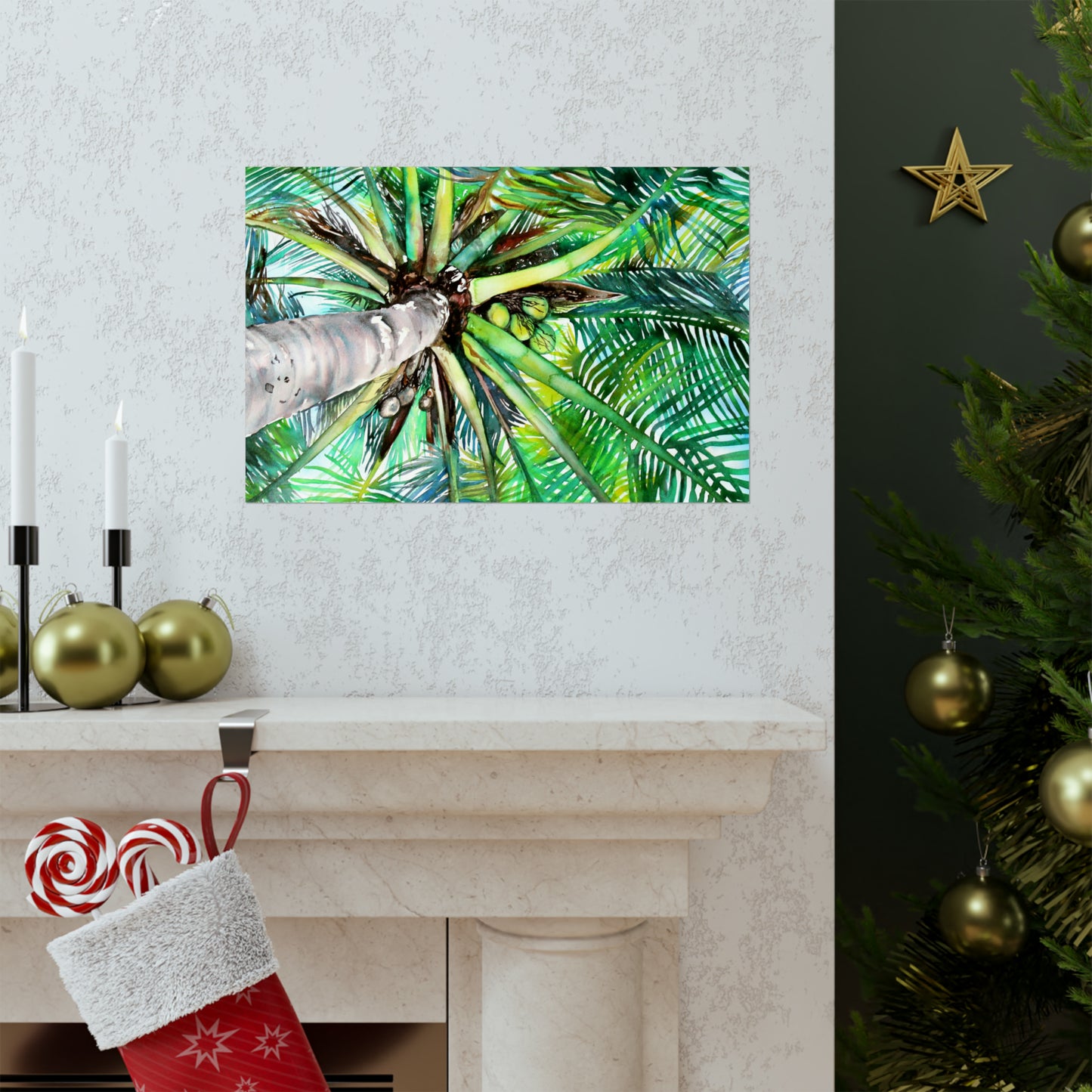 Looking Up Art Print