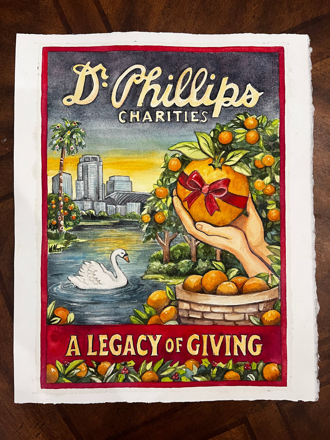 Honored to Create the 2025 Holiday Card for Dr. Phillips Charities