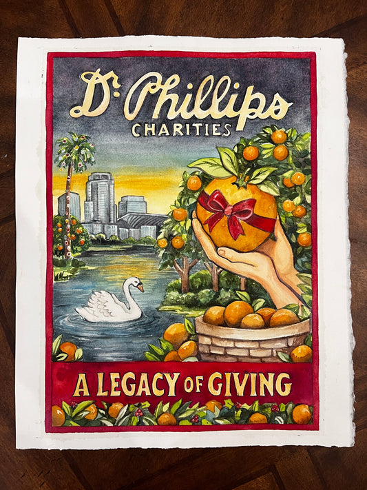 Honored to Create the 2025 Holiday Card for Dr. Phillips Charities