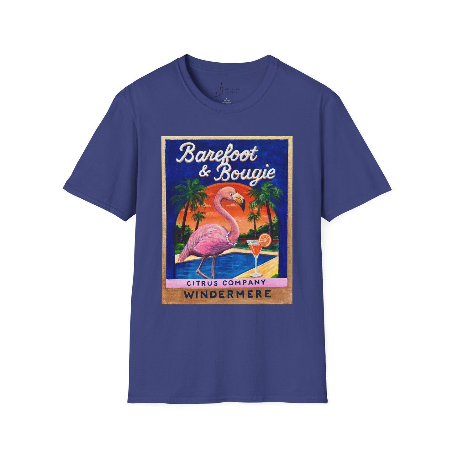 Barefoot & Bougie Citrus Company Unisex Softstyle T-Shirt
