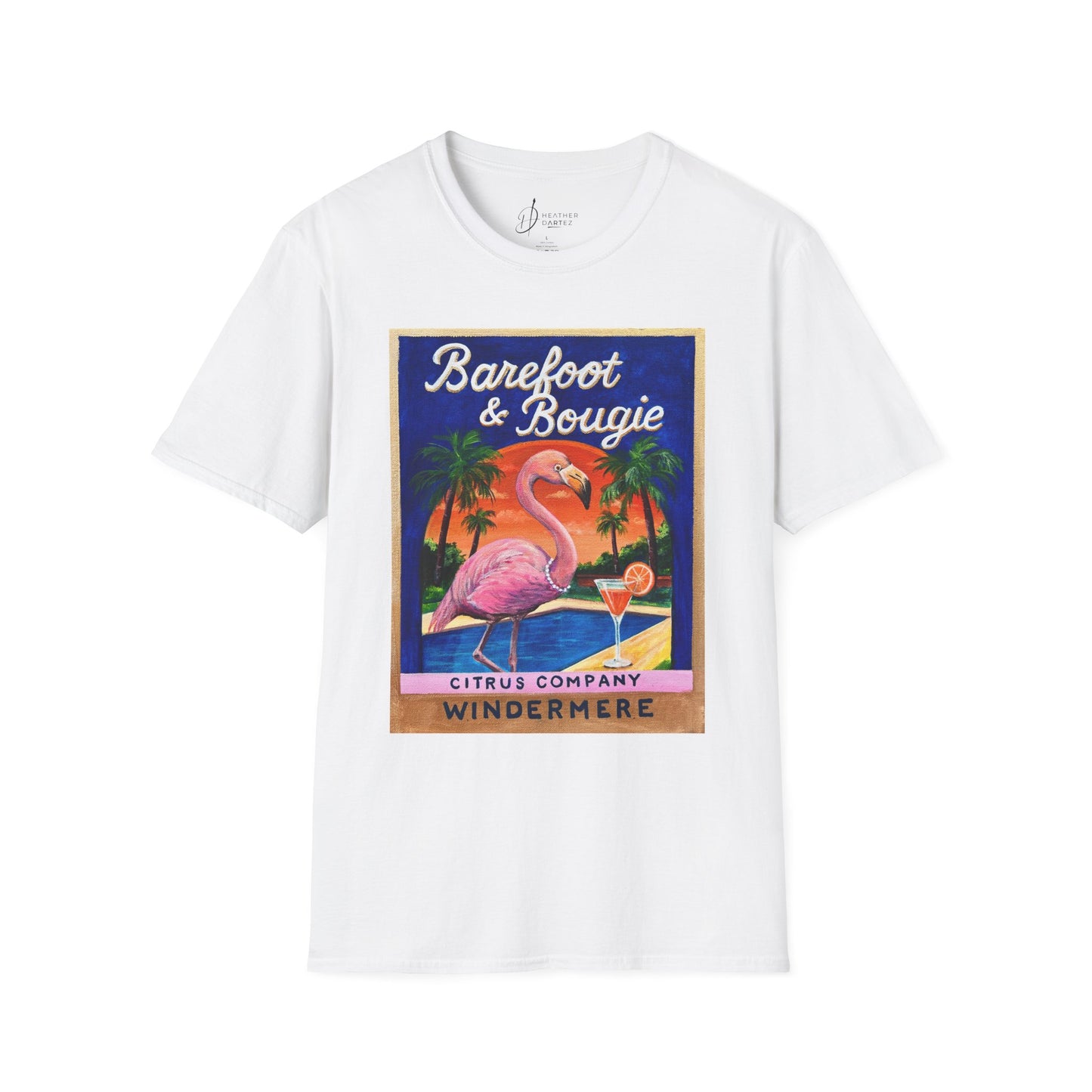 Barefoot & Bougie Citrus Company Unisex Softstyle T-Shirt