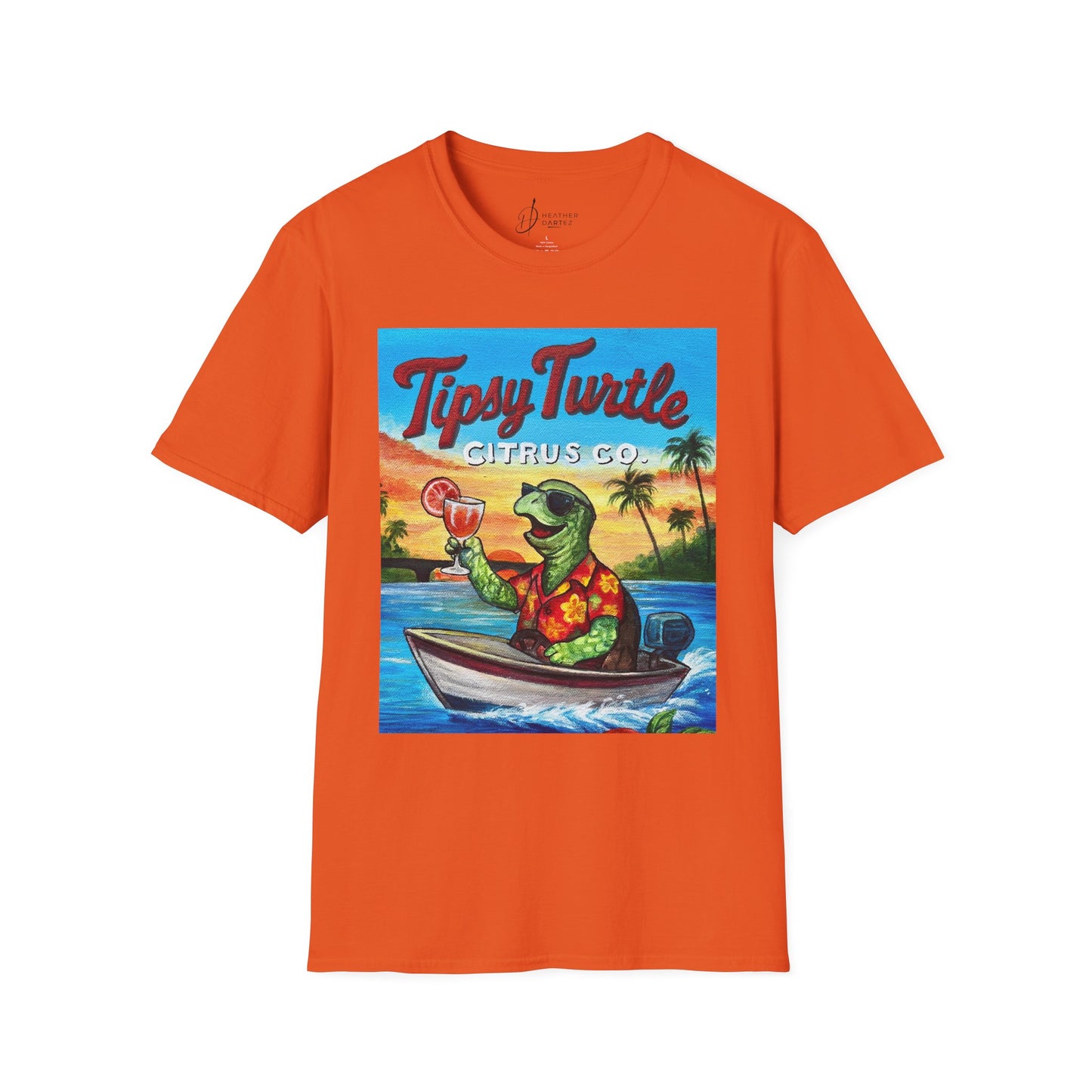 Tipsy Turtle Citrus Company Unisex Softstyle T-Shirt