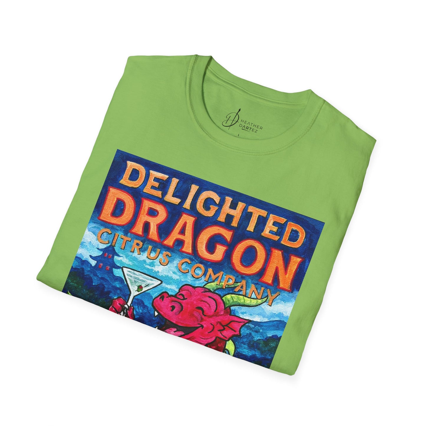 Delighted Dragon Citrus Company Unisex Softstyle T-Shirt
