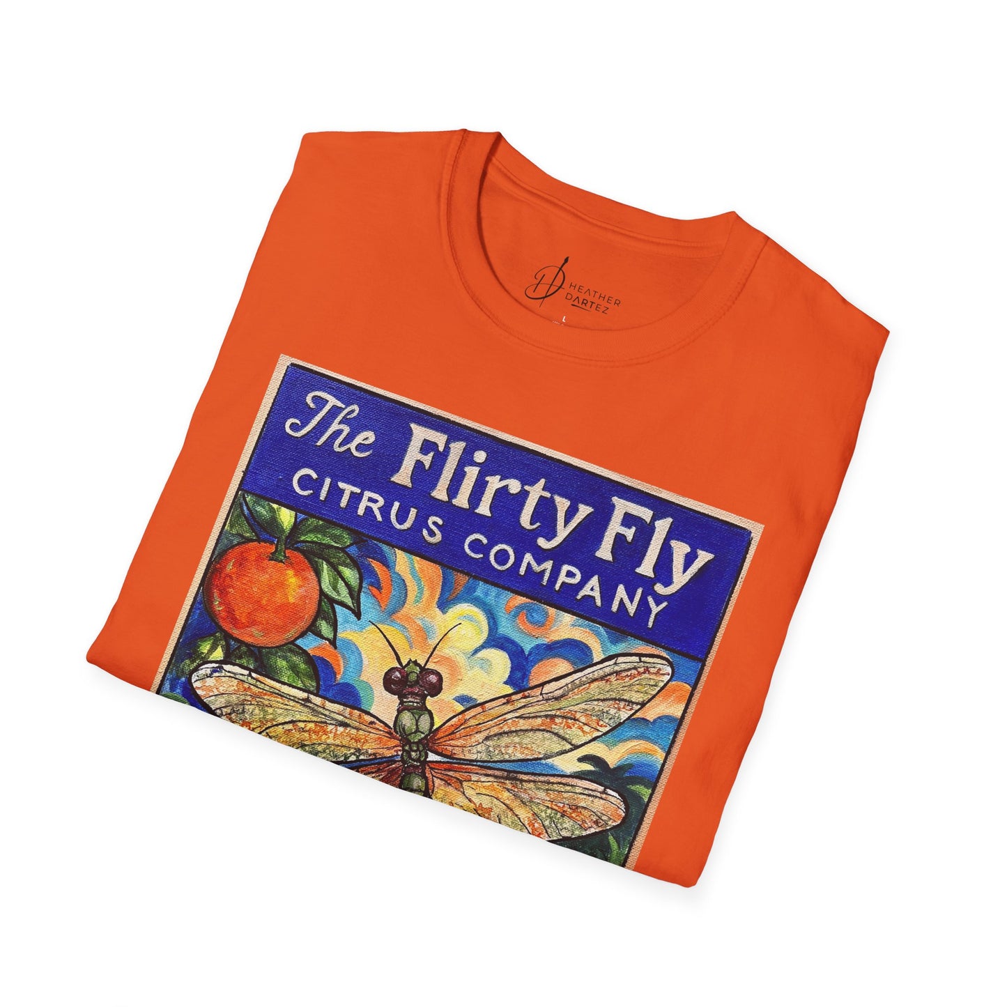 The Flirty Fly Citrus Company Unisex Softstyle T-Shirt