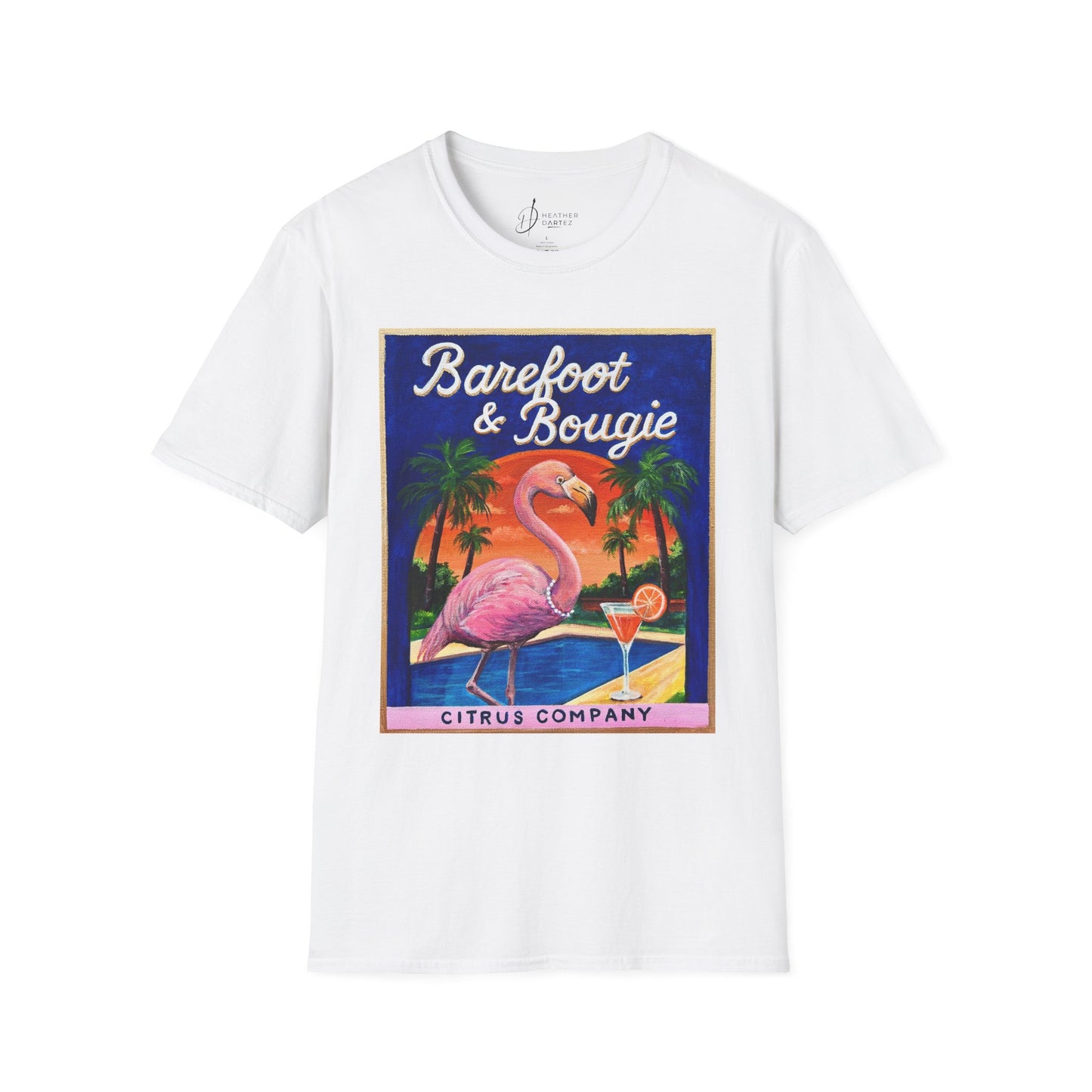 Barefoot & Bougie Citrus Company Unisex Softstyle T-Shirt