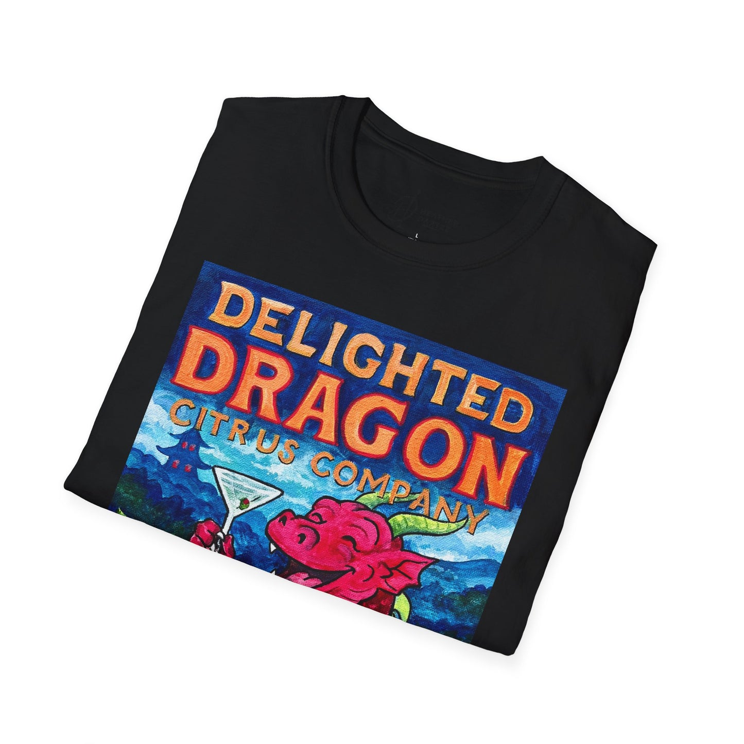 Delighted Dragon Citrus Company Unisex Softstyle T-Shirt