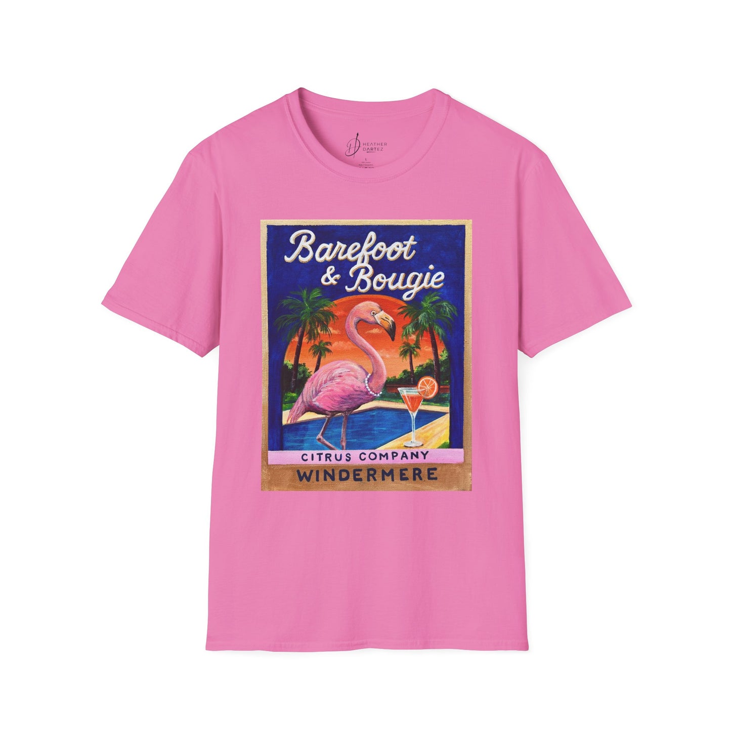 Barefoot & Bougie Citrus Company Unisex Softstyle T-Shirt