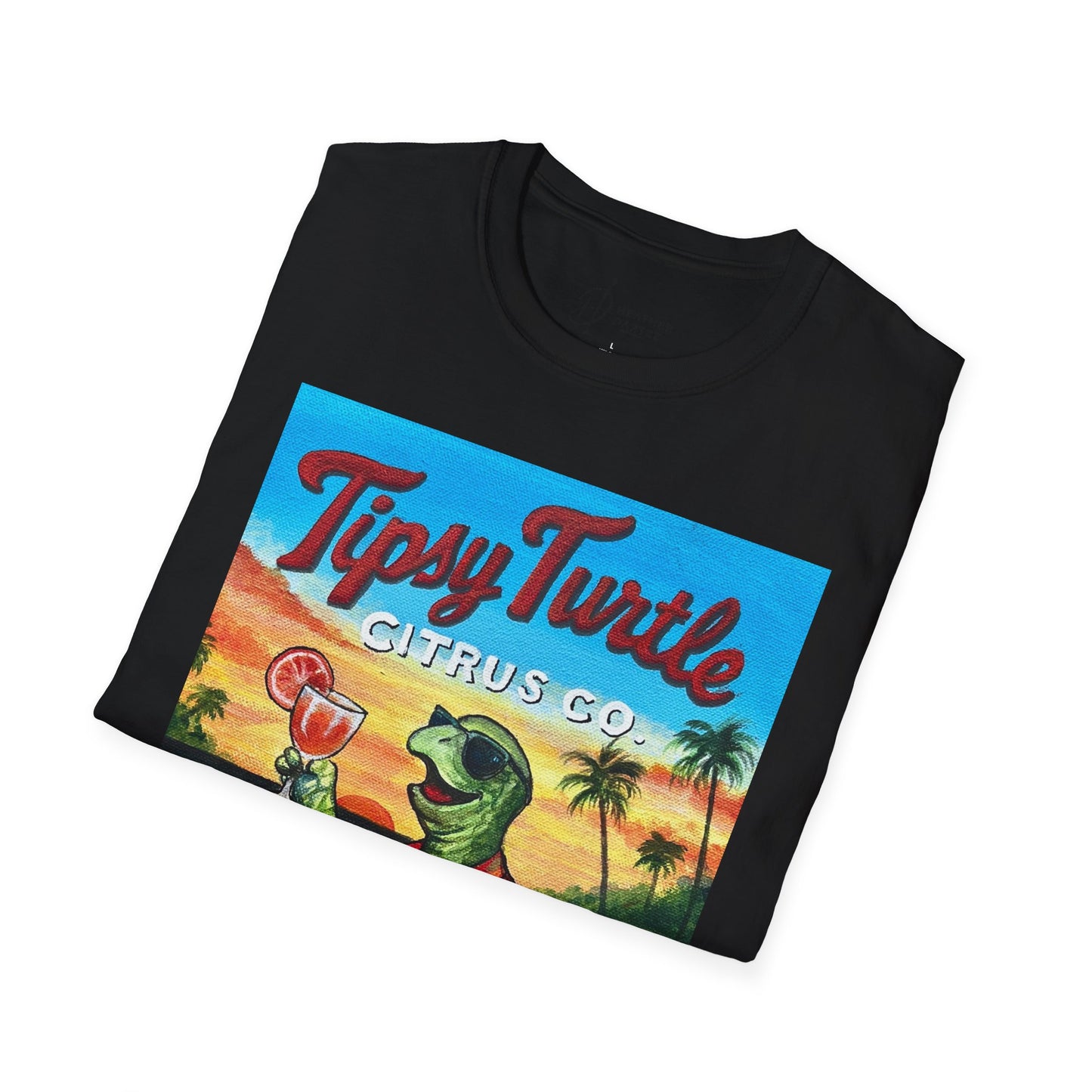 Tipsy Turtle Citrus Company Unisex Softstyle T-Shirt