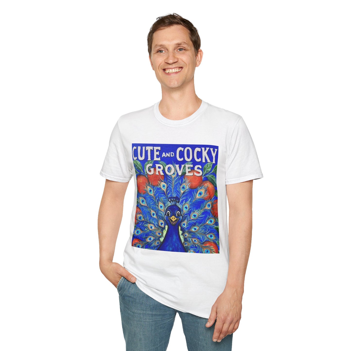 Cute & Cocky Groves Unisex Softstyle T-Shirt