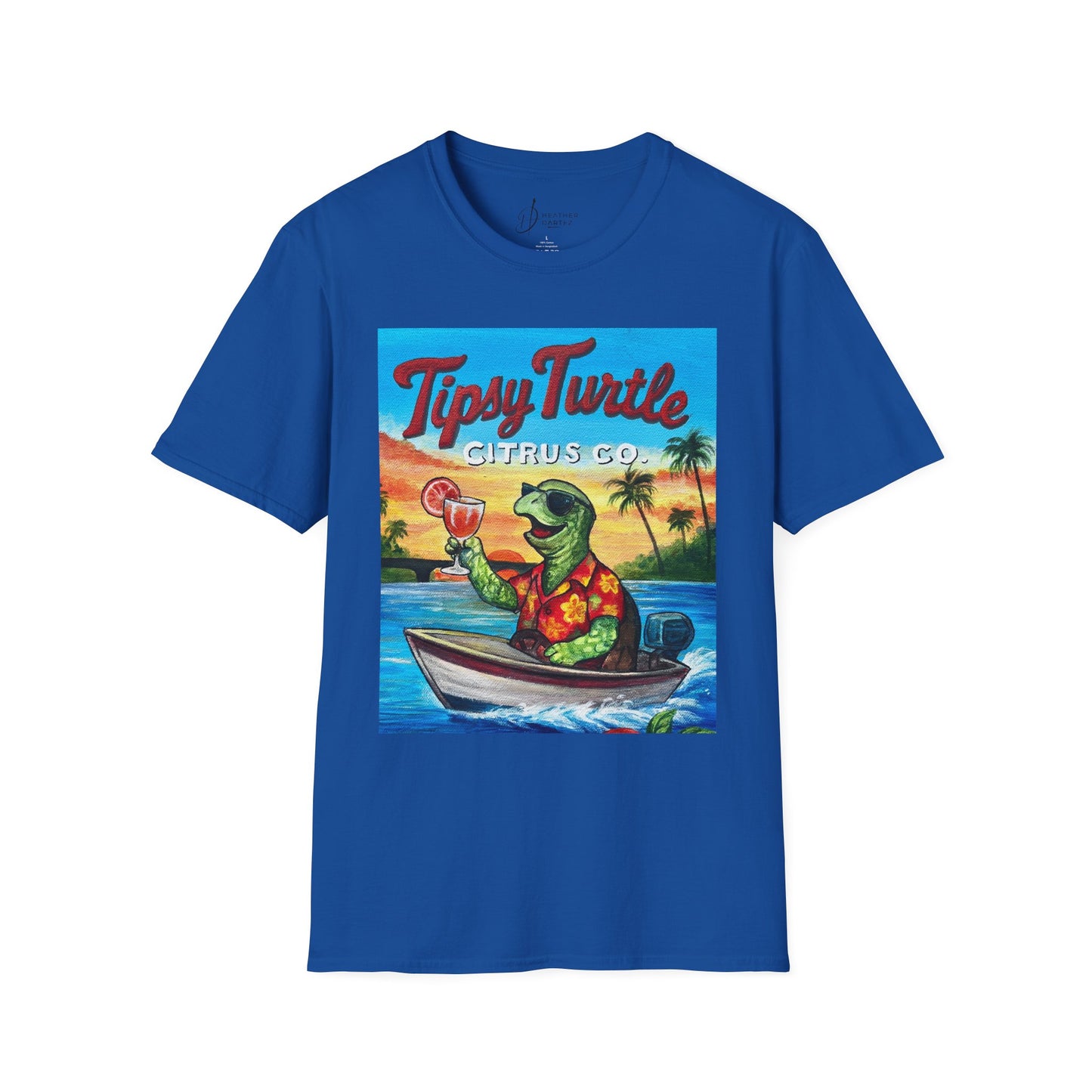 Tipsy Turtle Citrus Company Unisex Softstyle T-Shirt