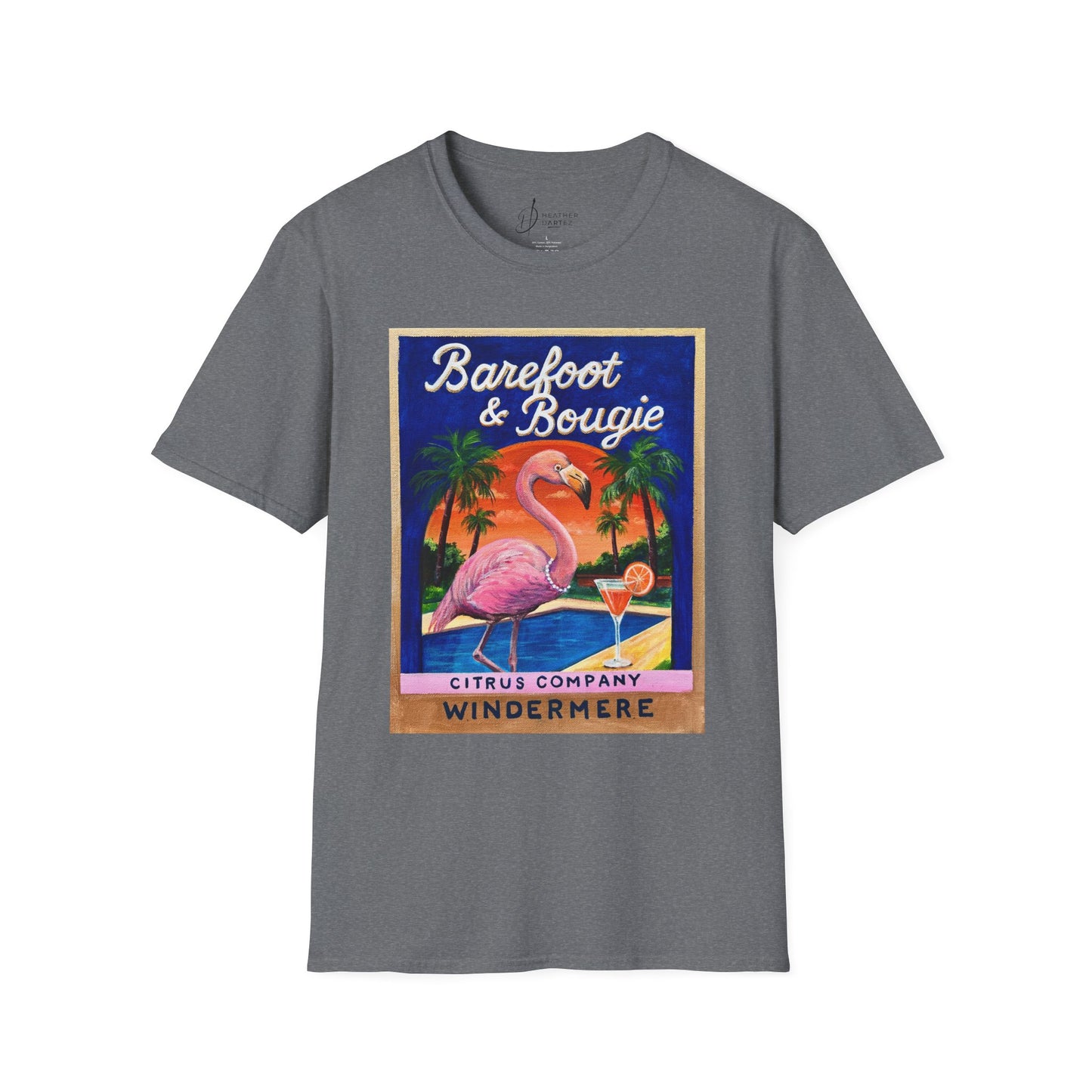 Barefoot & Bougie Citrus Company Unisex Softstyle T-Shirt
