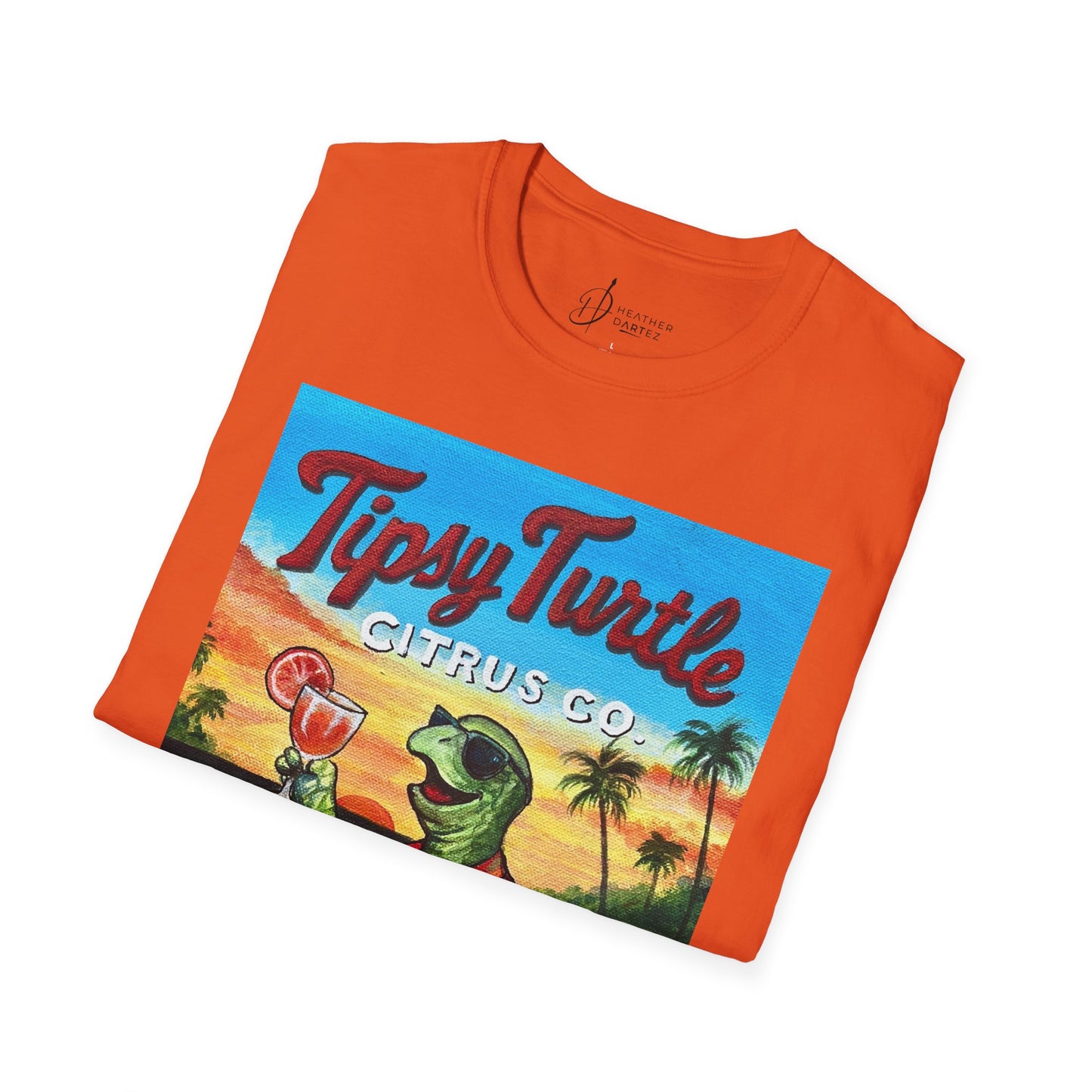 Tipsy Turtle Citrus Company Unisex Softstyle T-Shirt
