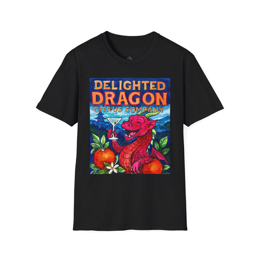 Delighted Dragon Citrus Company Unisex Softstyle T-Shirt