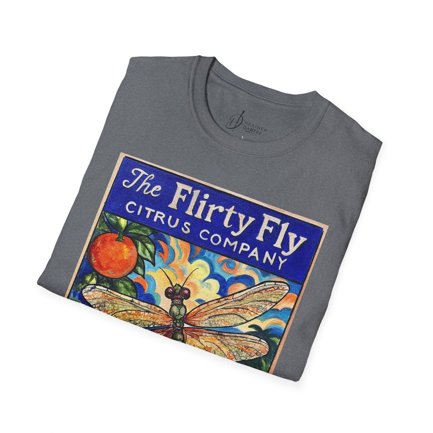 The Flirty Fly Citrus Company Unisex Softstyle T-Shirt