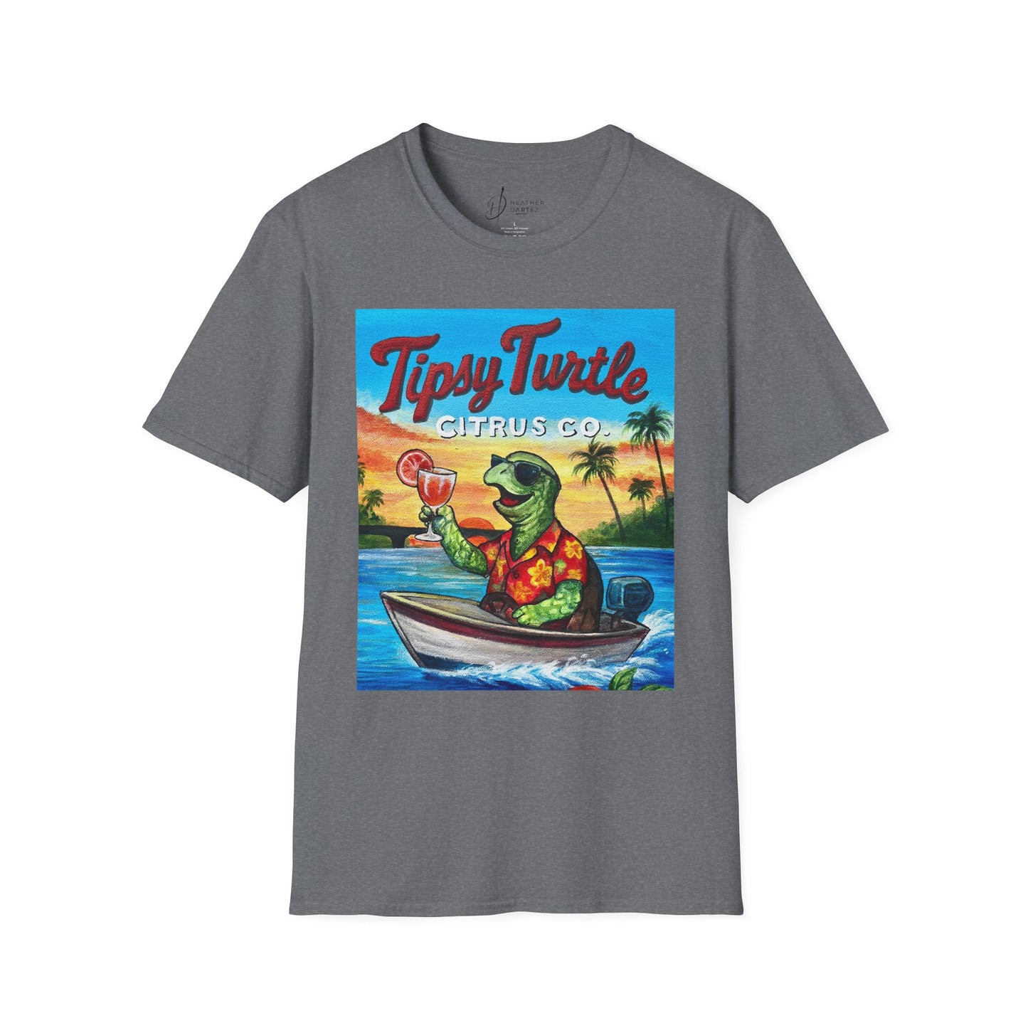 Tipsy Turtle Citrus Company Unisex Softstyle T-Shirt
