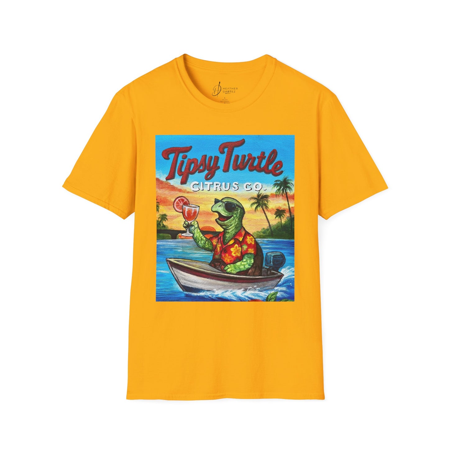 Tipsy Turtle Citrus Company Unisex Softstyle T-Shirt