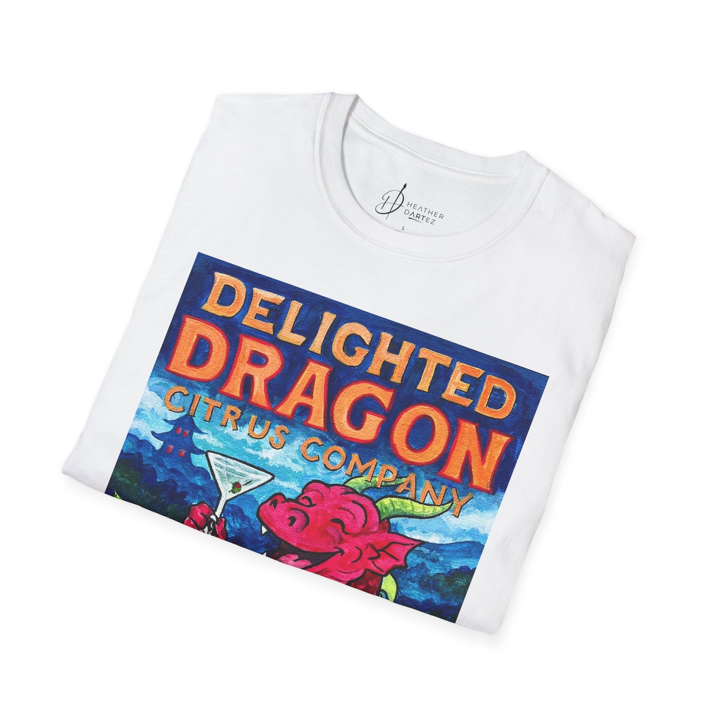 Delighted Dragon Citrus Company Unisex Softstyle T-Shirt