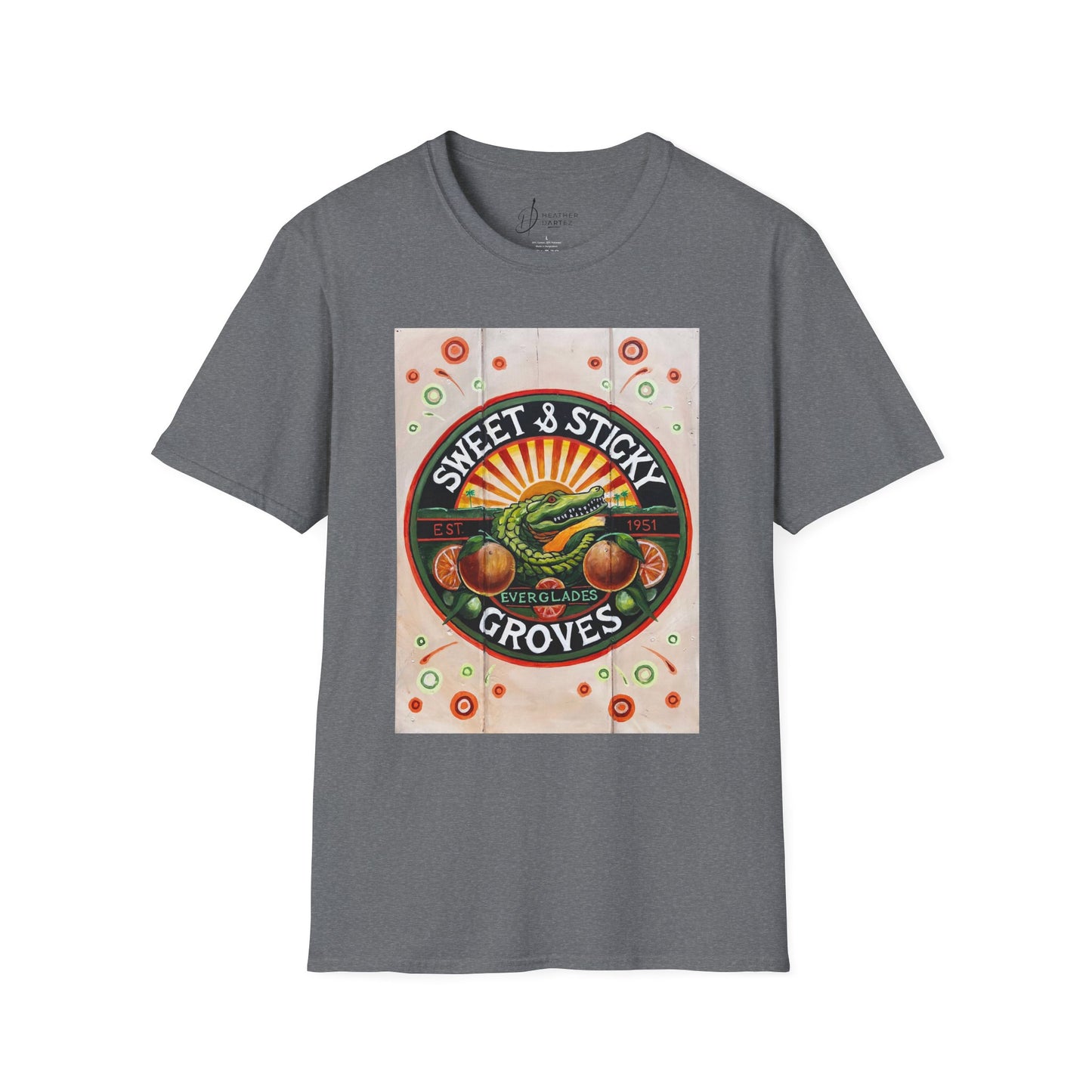 Sweet & Sticky Groves Unisex Softstyle T-Shirt - Fun and Relaxed Vibe