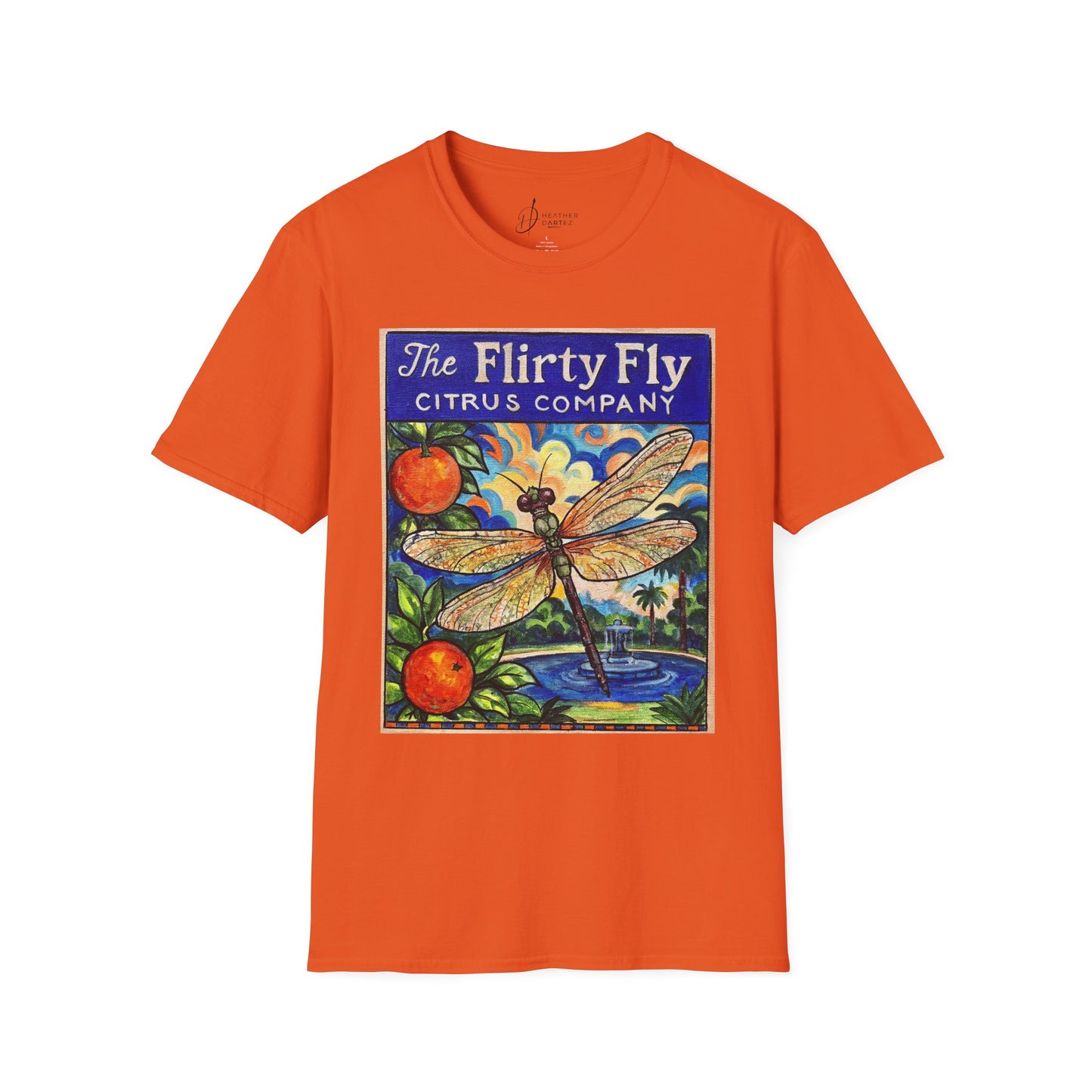 The Flirty Fly Citrus Company Unisex Softstyle T-Shirt
