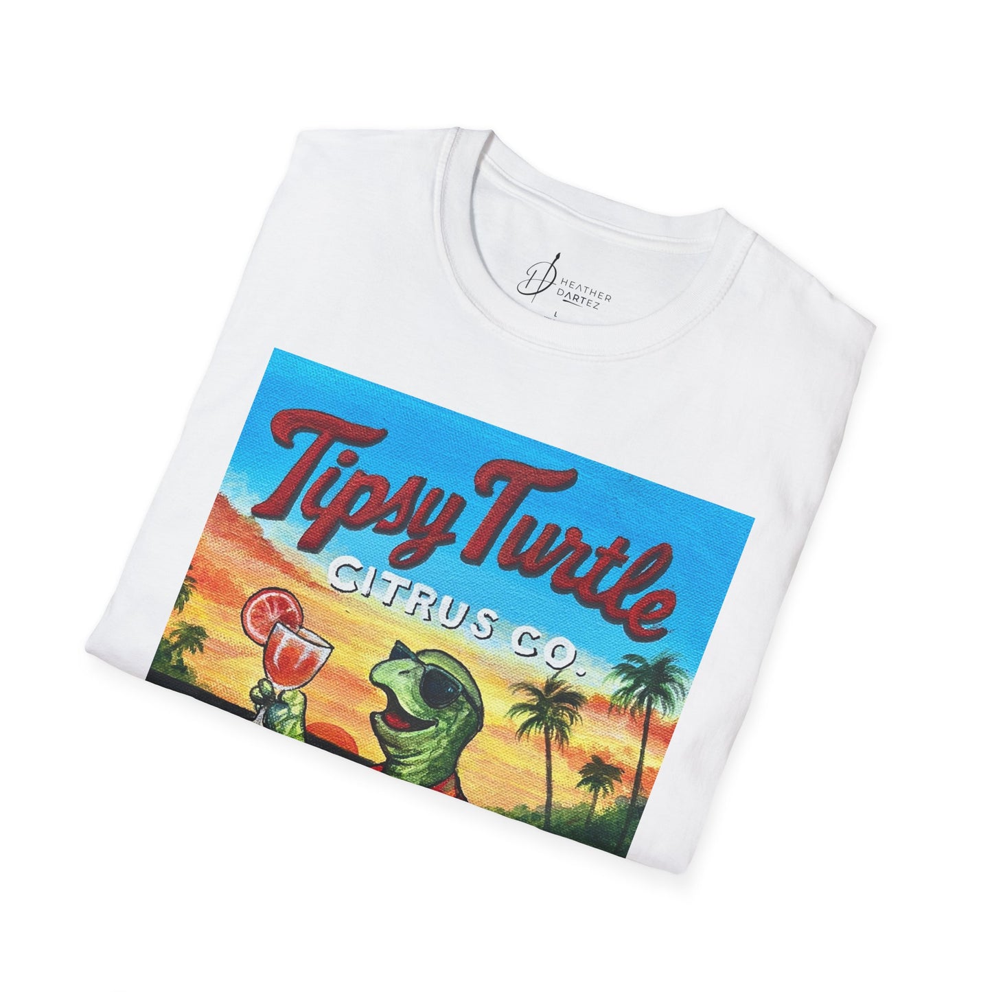 Tipsy Turtle Citrus Company Unisex Softstyle T-Shirt