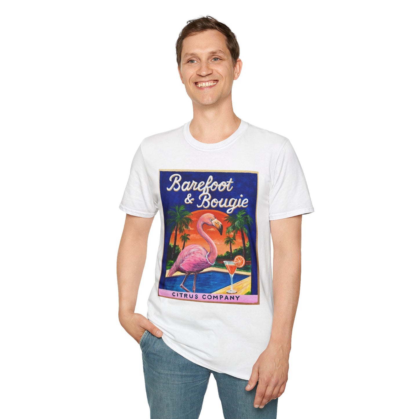 Barefoot & Bougie Citrus Company Unisex Softstyle T-Shirt
