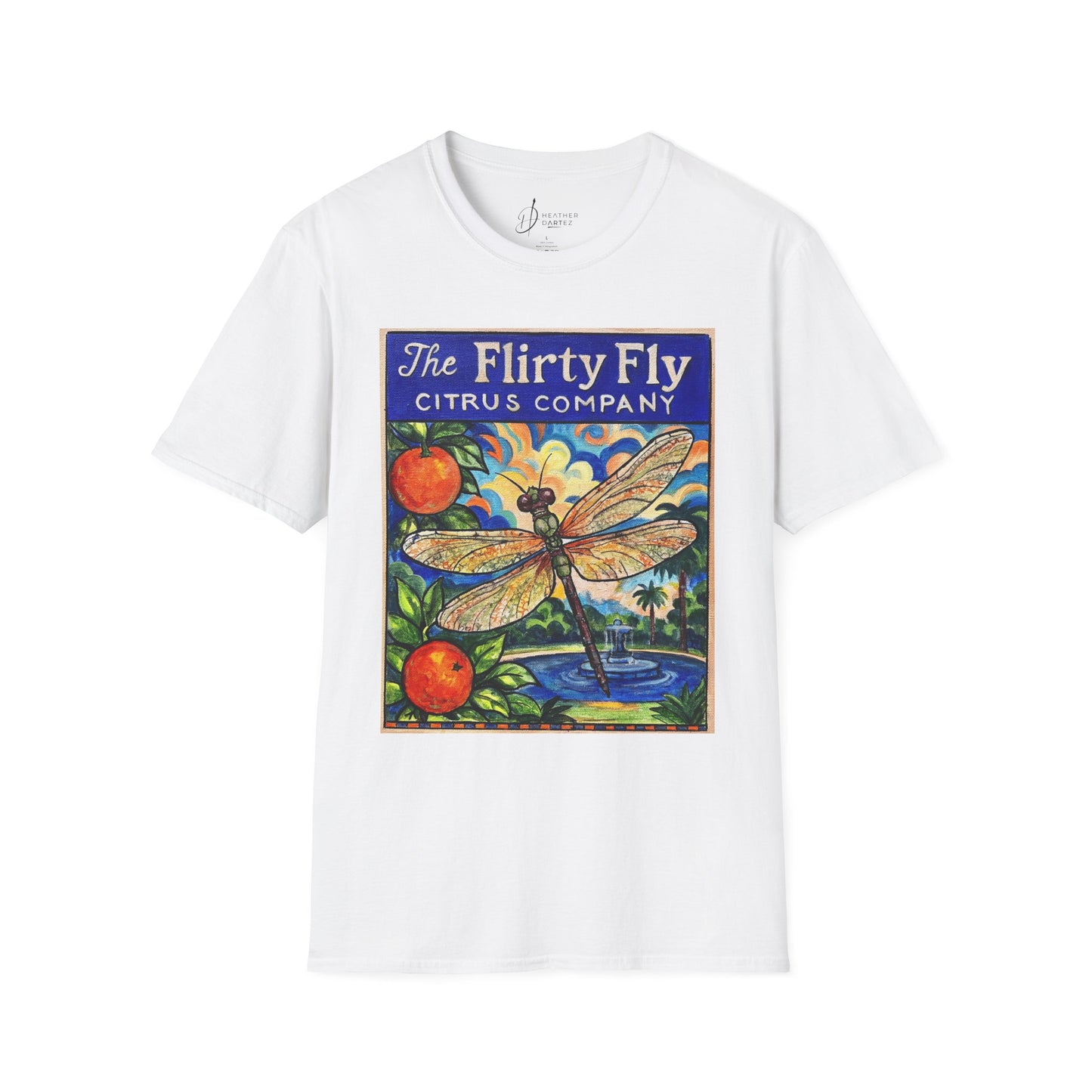 The Flirty Fly Citrus Company Unisex Softstyle T-Shirt