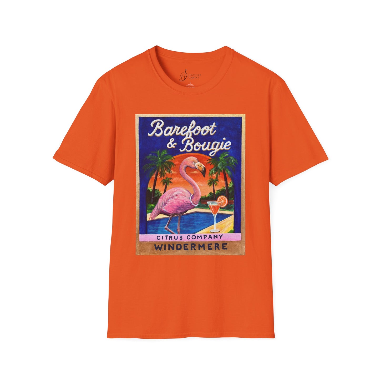 Barefoot & Bougie Citrus Company Unisex Softstyle T-Shirt