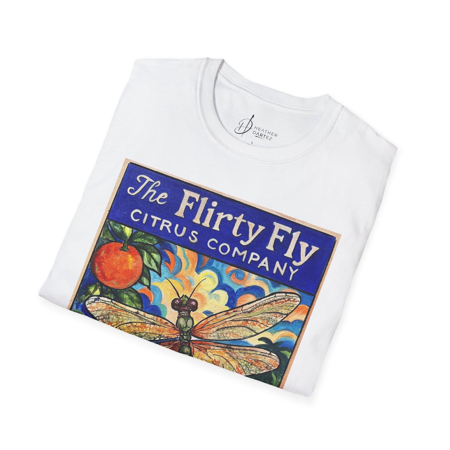The Flirty Fly Citrus Company Unisex Softstyle T-Shirt