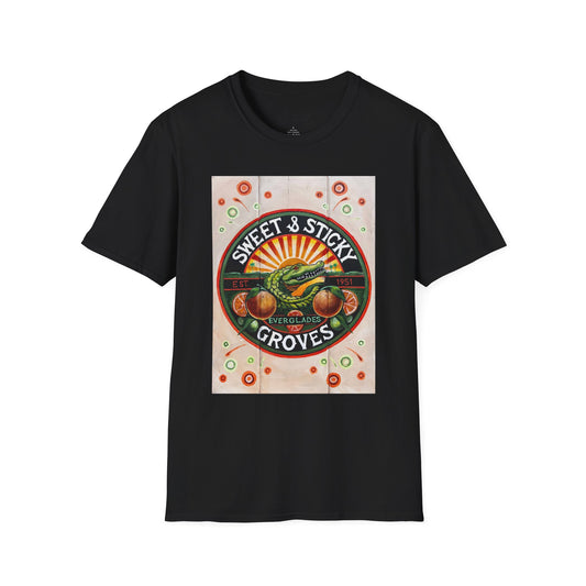 Sweet & Sticky Groves Unisex Softstyle T-Shirt - Fun and Relaxed Vibe