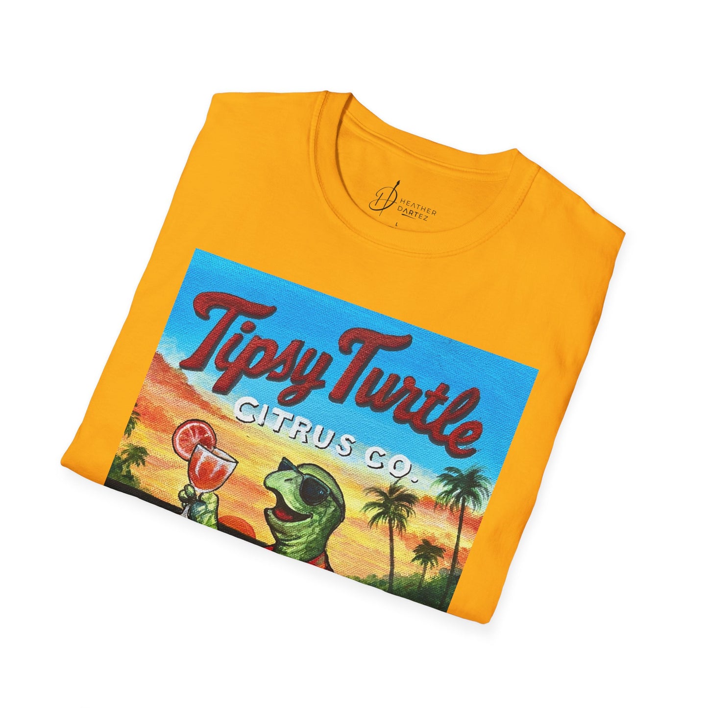 Tipsy Turtle Citrus Company Unisex Softstyle T-Shirt