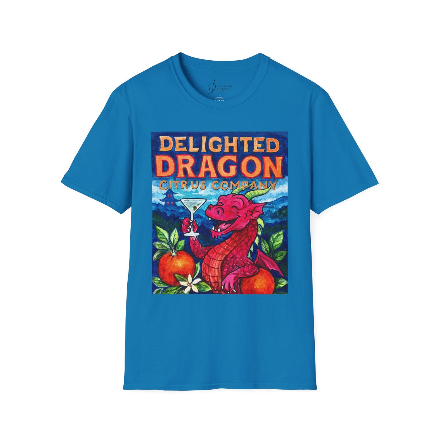 Delighted Dragon Citrus Company Unisex Softstyle T-Shirt