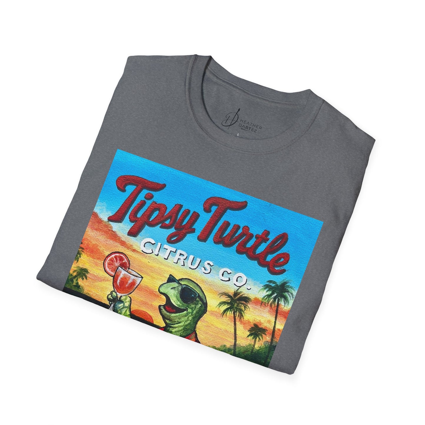 Tipsy Turtle Citrus Company Unisex Softstyle T-Shirt