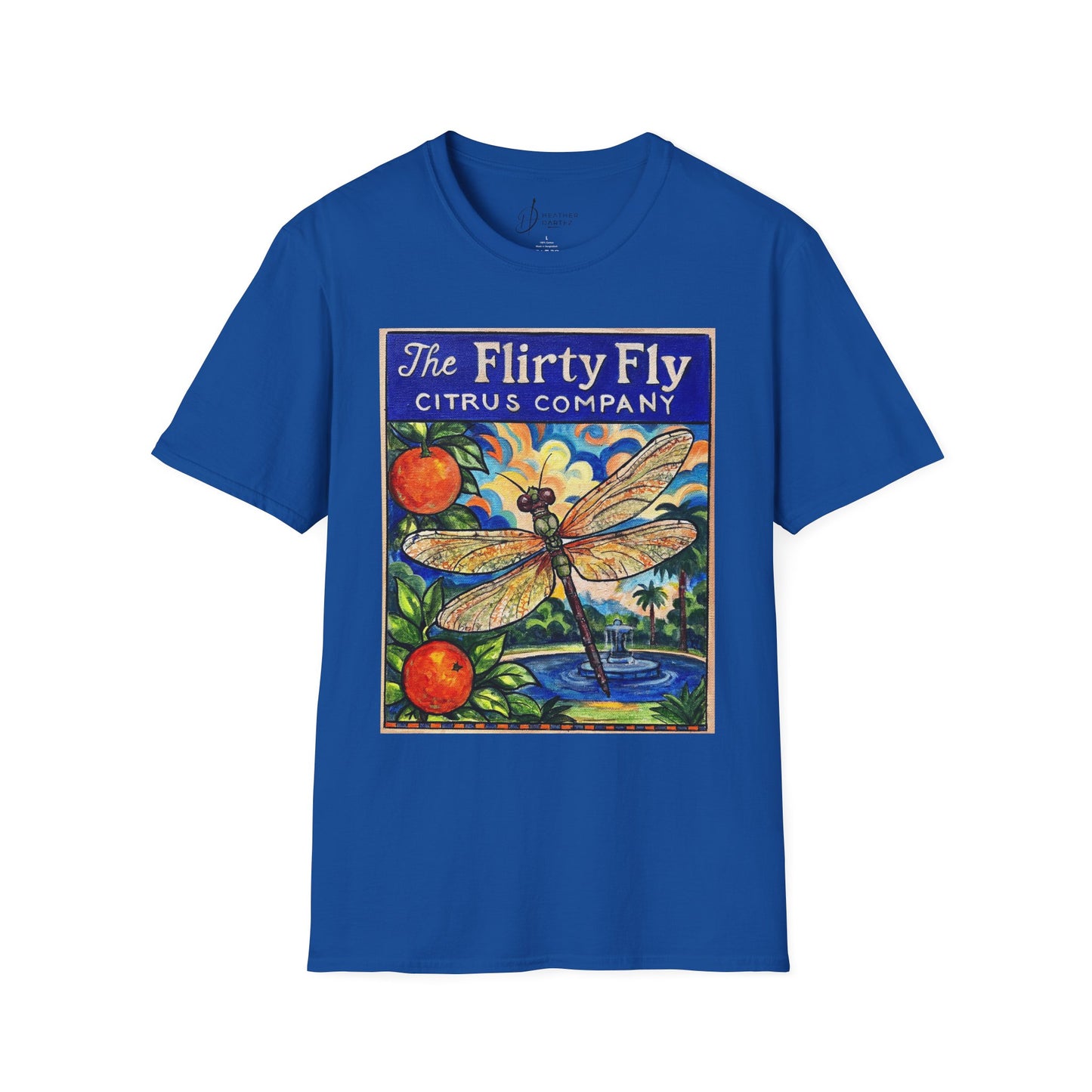 The Flirty Fly Citrus Company Unisex Softstyle T-Shirt