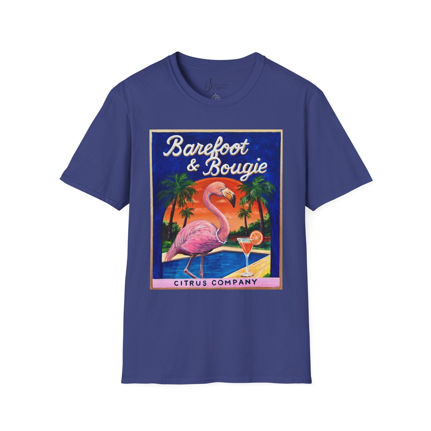 Barefoot & Bougie Citrus Company Unisex Softstyle T-Shirt
