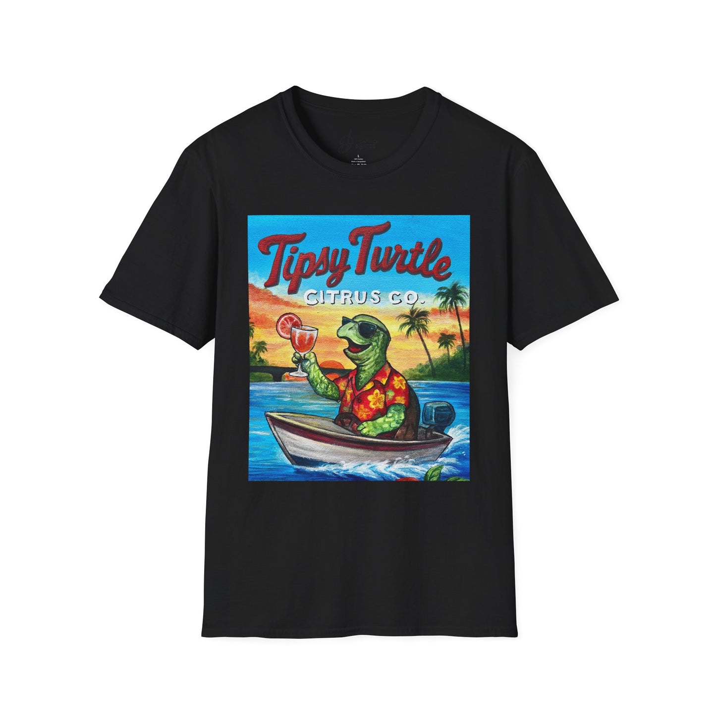 Tipsy Turtle Citrus Company Unisex Softstyle T-Shirt
