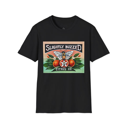Slightly Buzzed Citrus Co. Unisex Softstyle T-Shirt - Fun and Relaxed Vibe