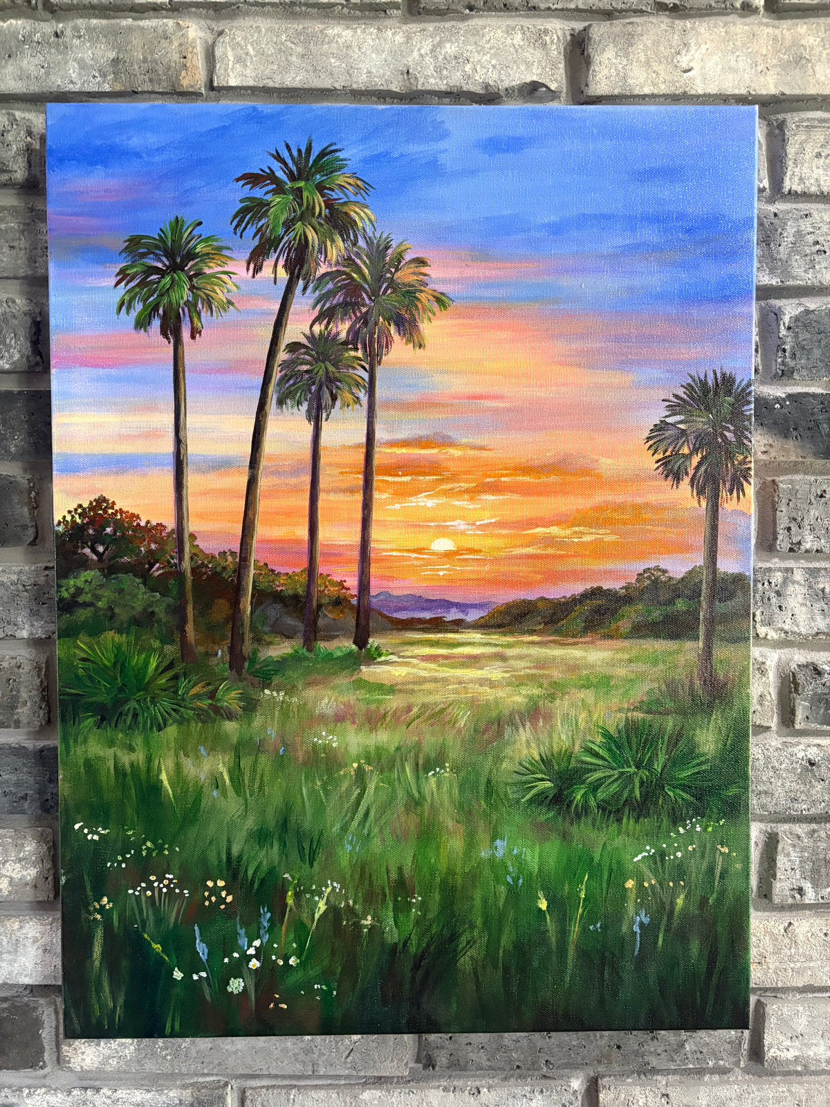 Sabal Saranade -  Original Painting - 18x24inches