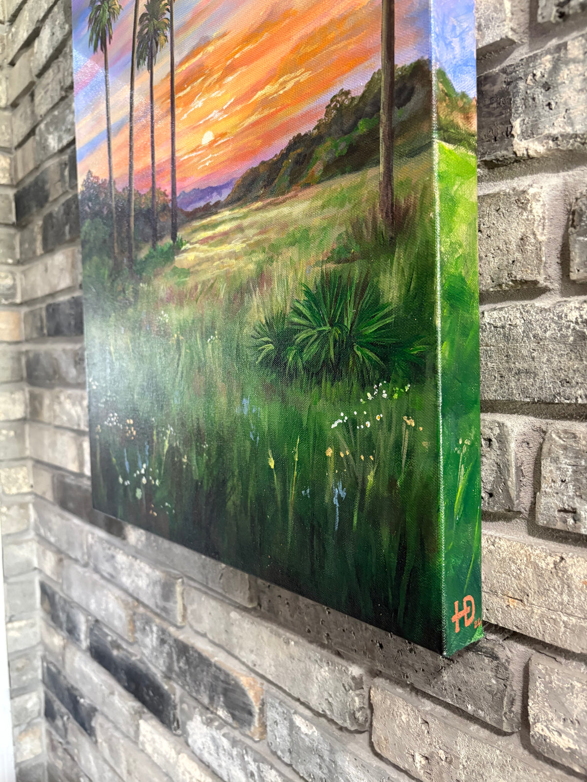 Sabal Saranade -  Original Painting - 18x24inches